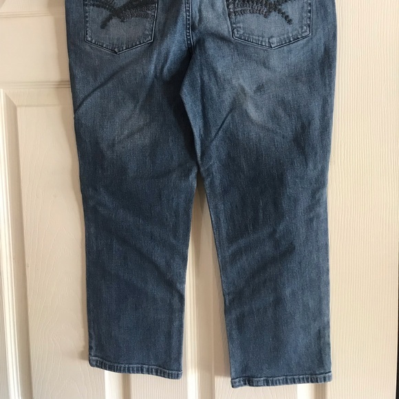 SO 🌻 Blue Jean Crops Size 7 - Picture 6 of 8